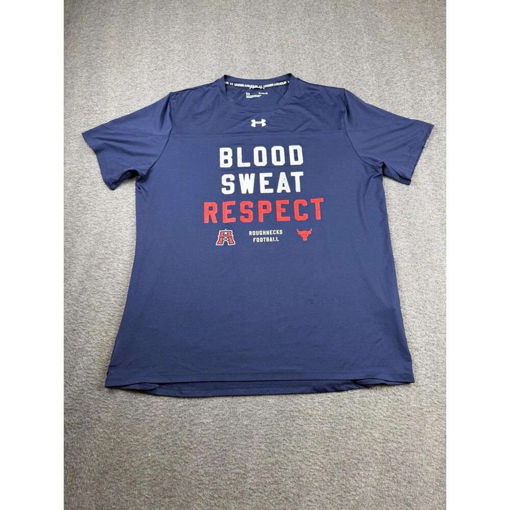Under Armour Men's Loose Fit Activewear T-Shirt Navy Blue Size XL